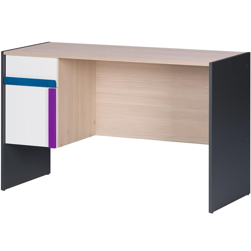 Psací Stůl Ikar 125cm Bílá/Grafit/Borovica Abvola BAUMAX