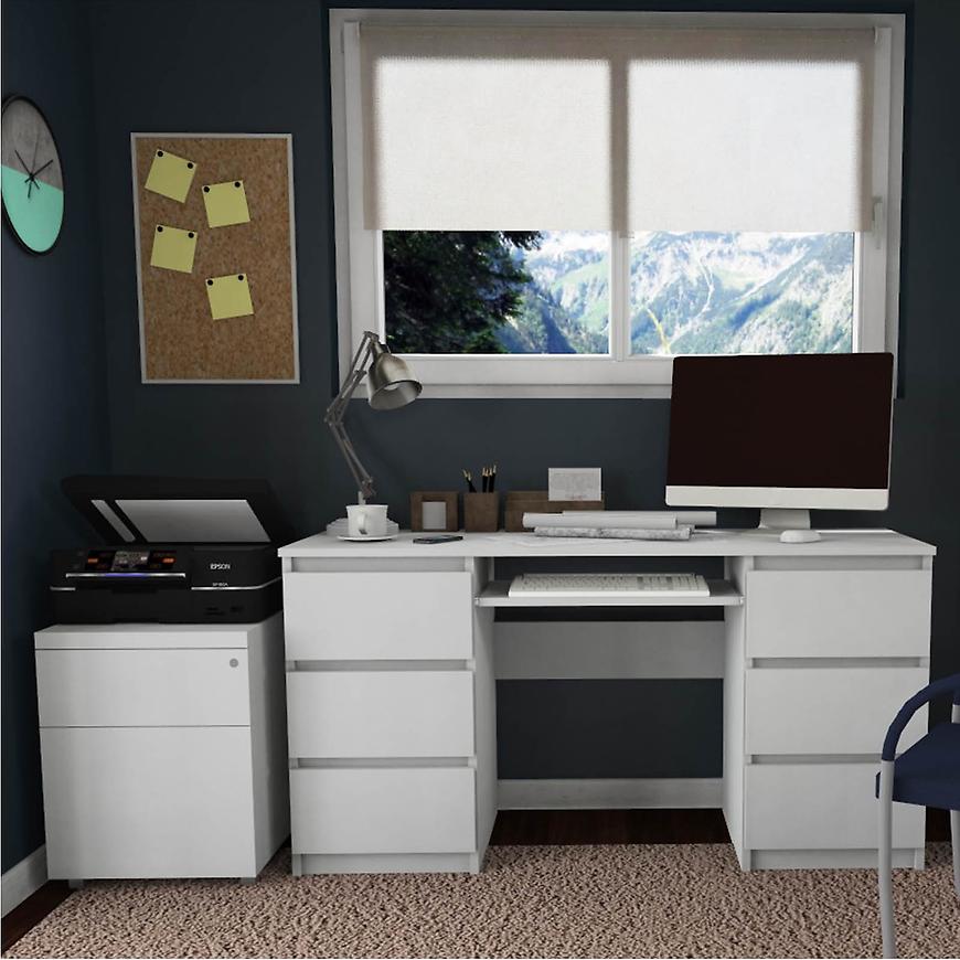 Psací Stůl Pari 130cm Bílá BAUMAX