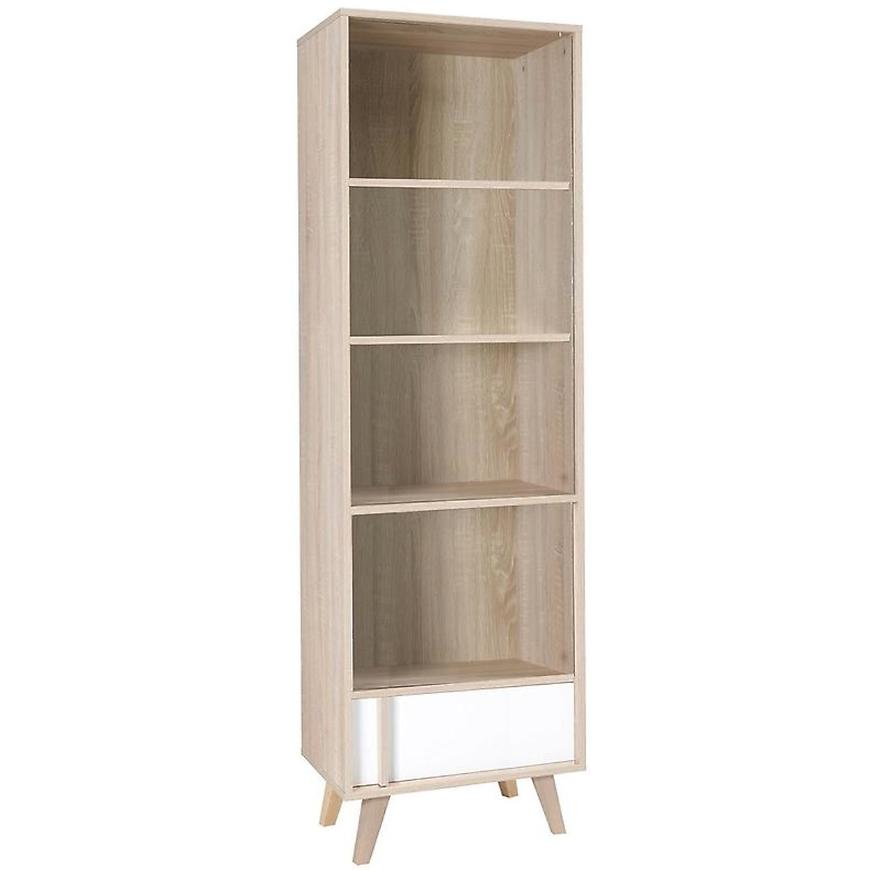 Regál 51 cm Dub Sonoma/Bílá BAUMAX