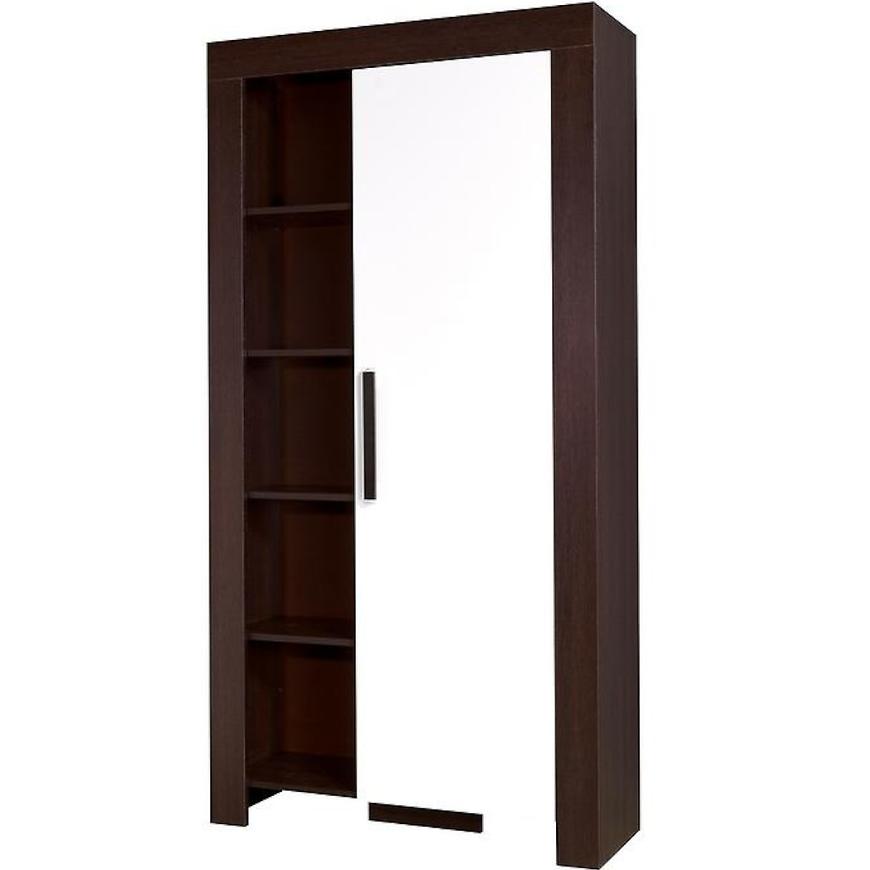 Regál Cezar 100 cm Milano/Bílý BAUMAX