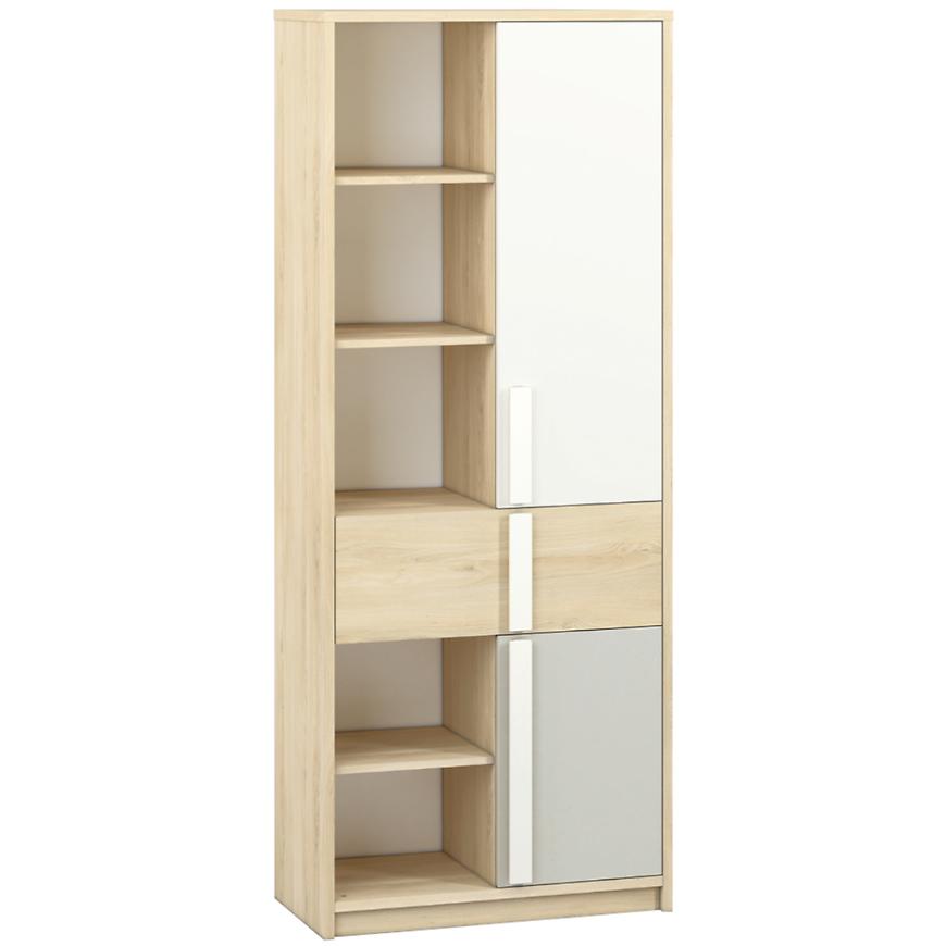 Regal Drop 80cm Buk Fjord/Svetlo Sivá BAUMAX