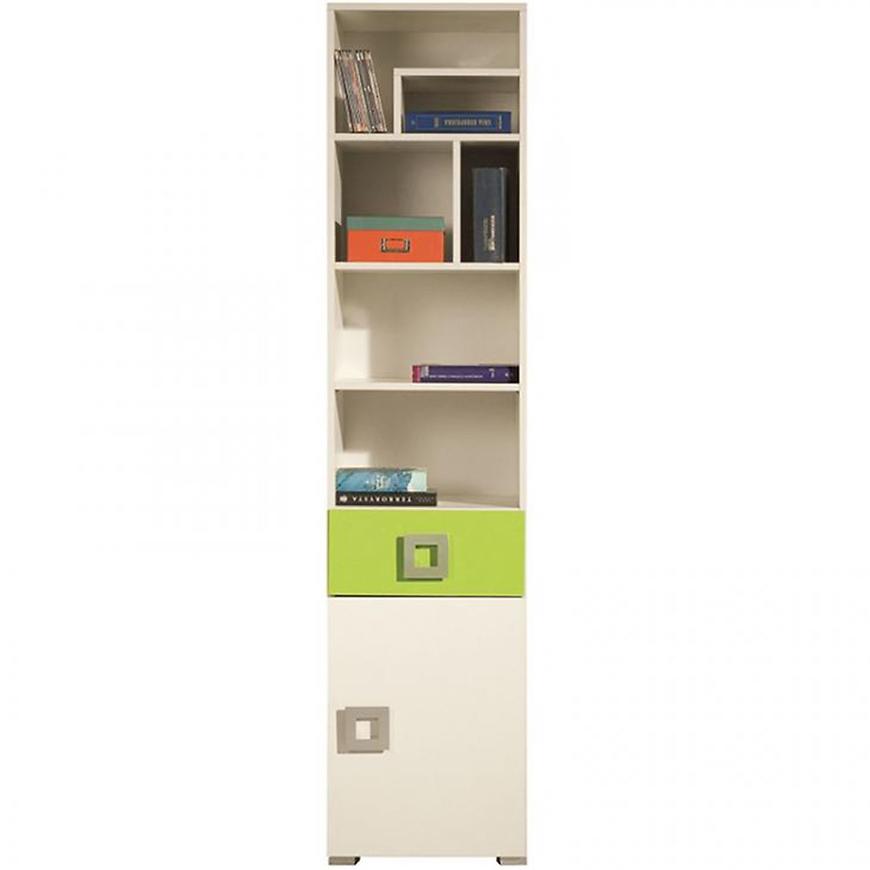 Regál Labirynt 45cm Krémová/Lime BAUMAX