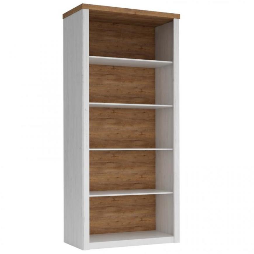 Regál Prowansja 90cm Borovice Andersen/Dub Lefkas Tmavě BAUMAX