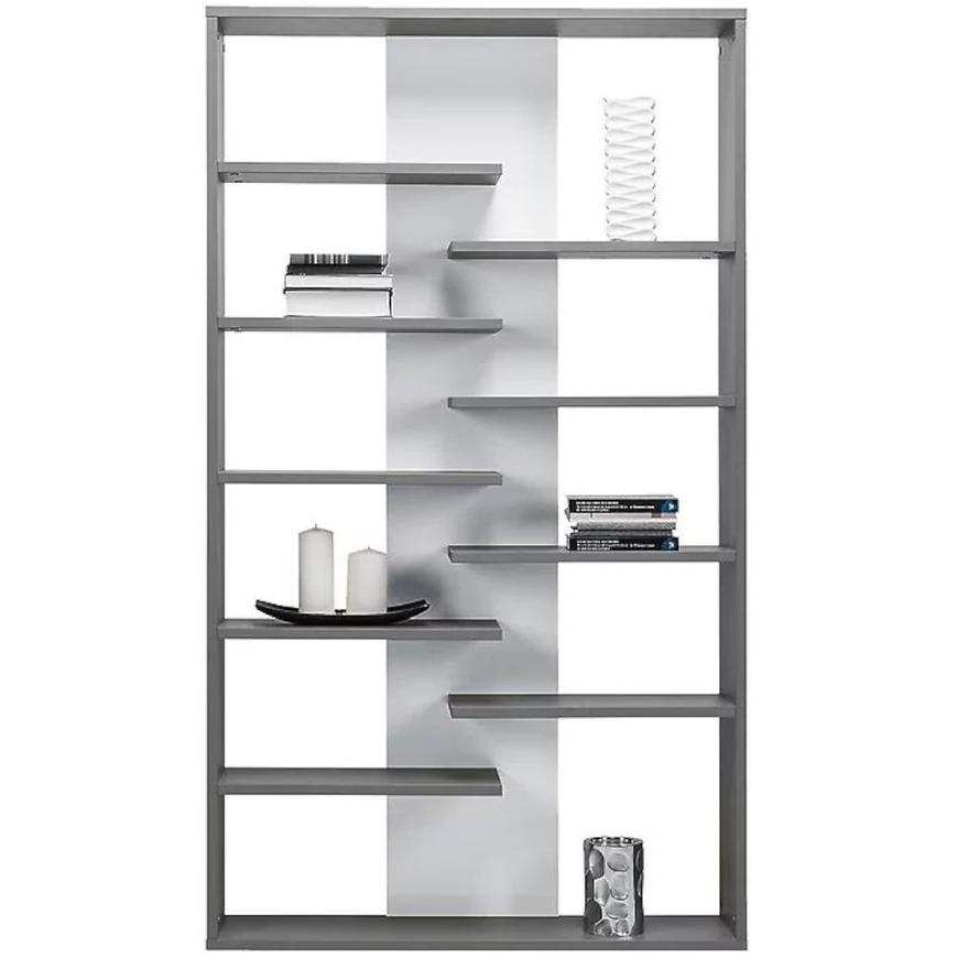 Regál Zonda 120 cm Bílý/Šedá BAUMAX