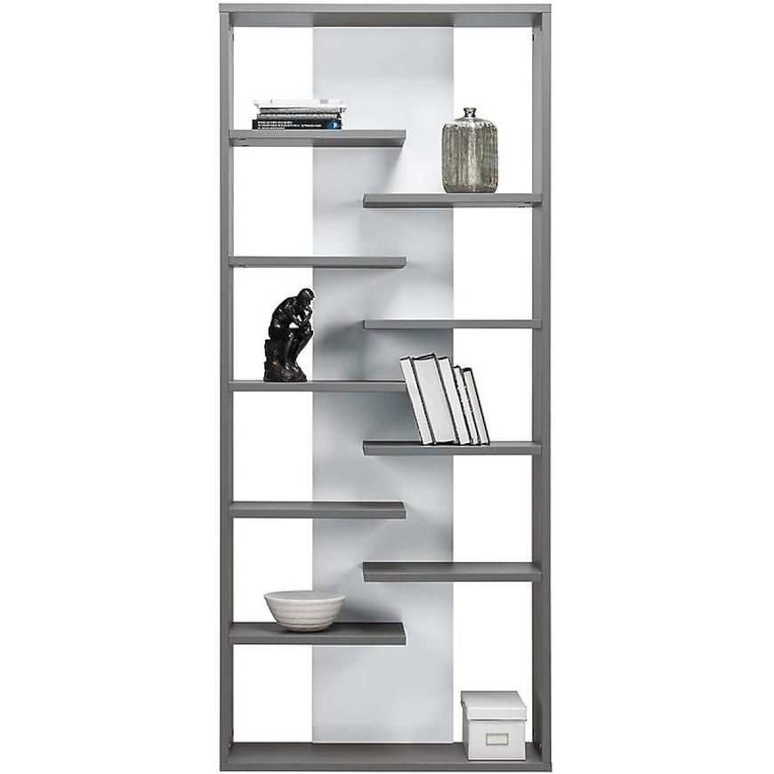 Regál Zonda 90 cm Bílý/Šedá BAUMAX
