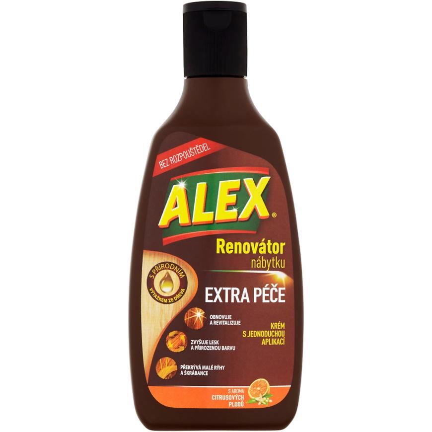 Renovátor nábytku Alex s aroma citrusových plodů extra péče 250 ml ALEX