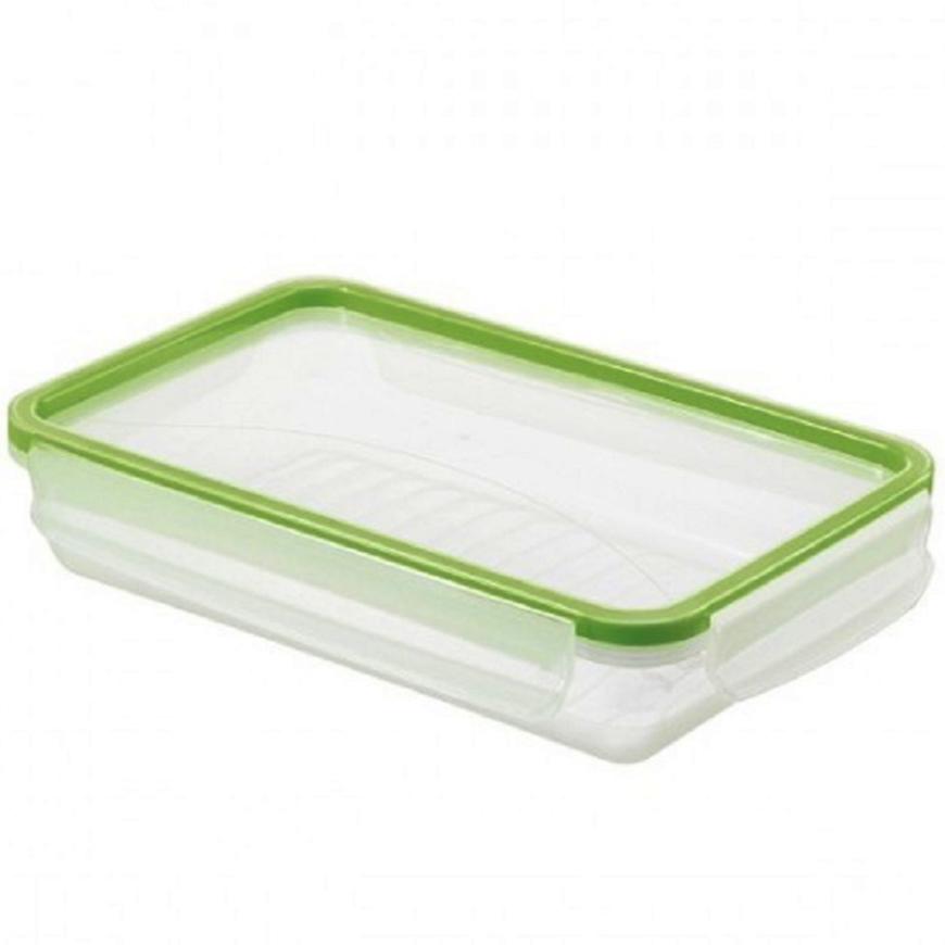 Rotho box 1l Clic&Lock průhl./zelený BAUMAX