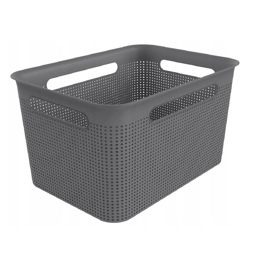 Rotho košík 16l Brisen černý BAUMAX