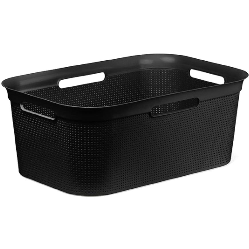 Rotho prádelní koš 41l Brisen černý BAUMAX