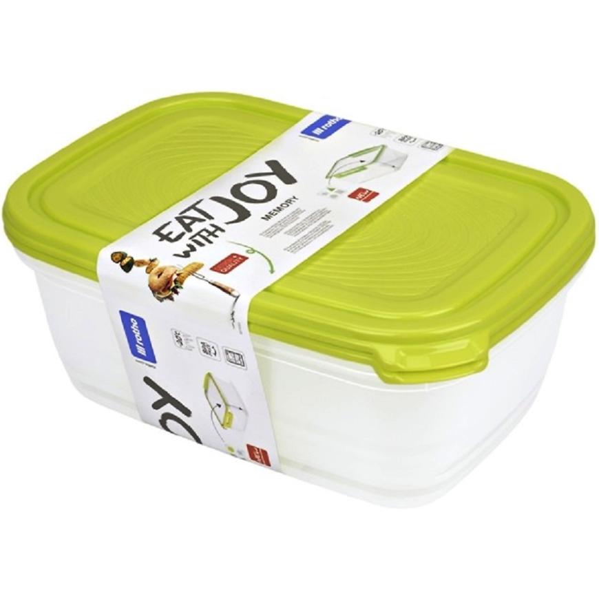 Rotho sada dóz na potraviny Sunshine 1.9l 2cz. průhl BAUMAX