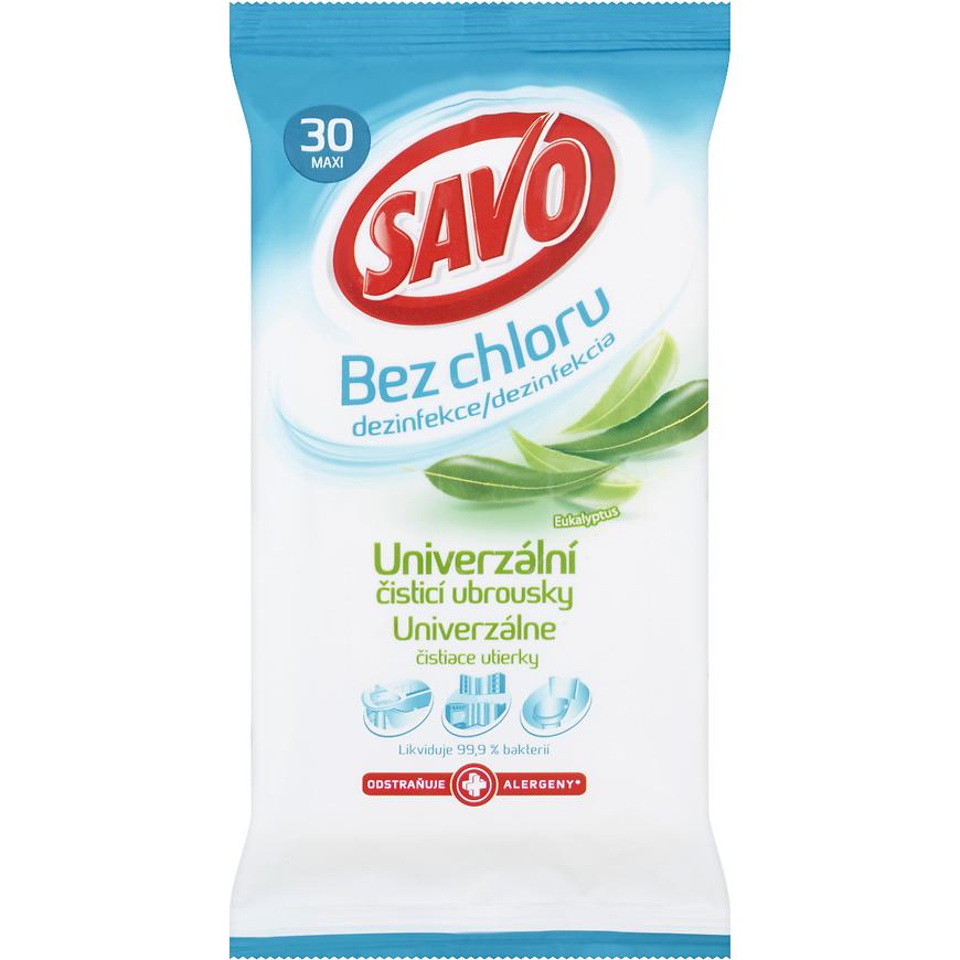 SAVO univerzál ubrousky eukalyptus 30ks 709713 BAUMAX