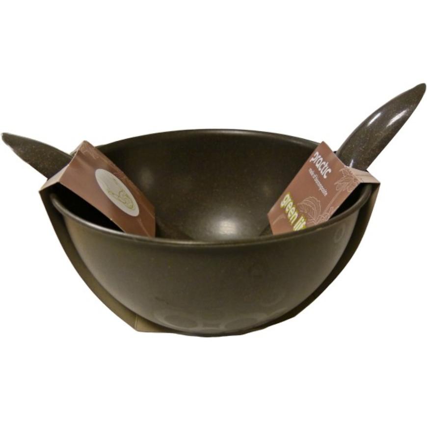 Sada miska 3l se salátovými lžícemi Land Bio BAUMAX