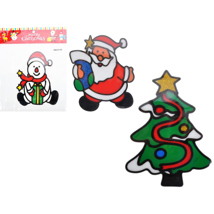 Samolepka na okno vánoční xm20144 BAUMAX