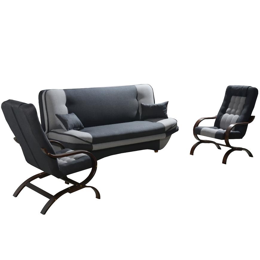 Sedací souprava Grzes 311 Inari 95 + Inari 91 dřevo wenge BAUMAX