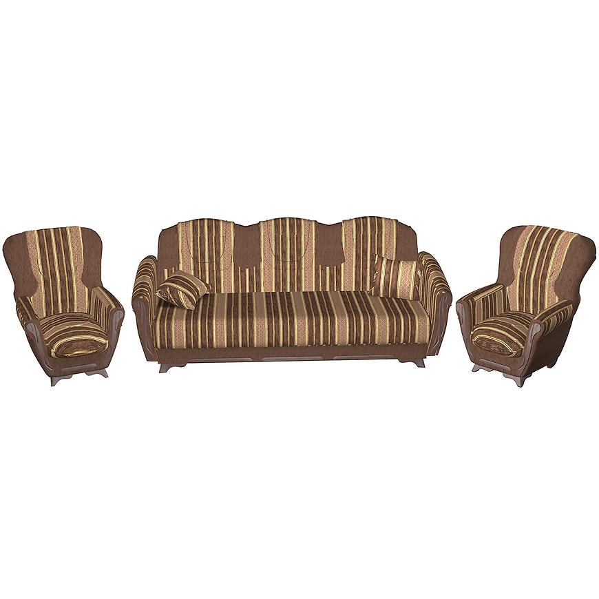 Sedací souprava Oskar Duo 135 + ořech BAUMAX