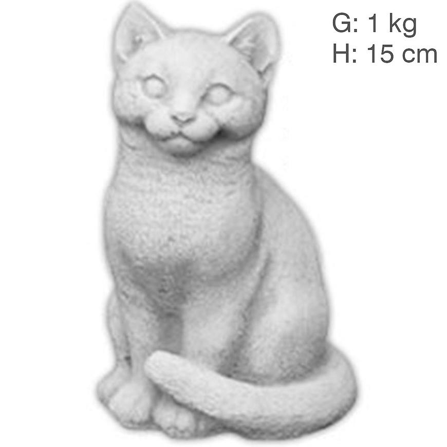 Sedící kočka h-15