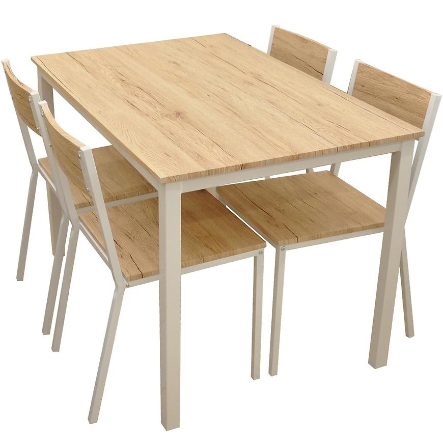 Set Latte 1+4 Bílý/San Remo BAUMAX