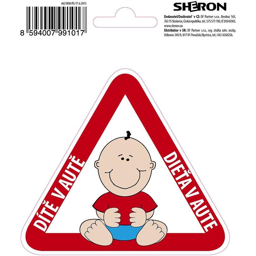 Sheron samolepka - dítě v autě SHERON
