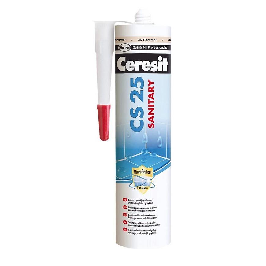Silikon sanitární Ceresit CS25 12 cementgrey 280 ml CERESIT