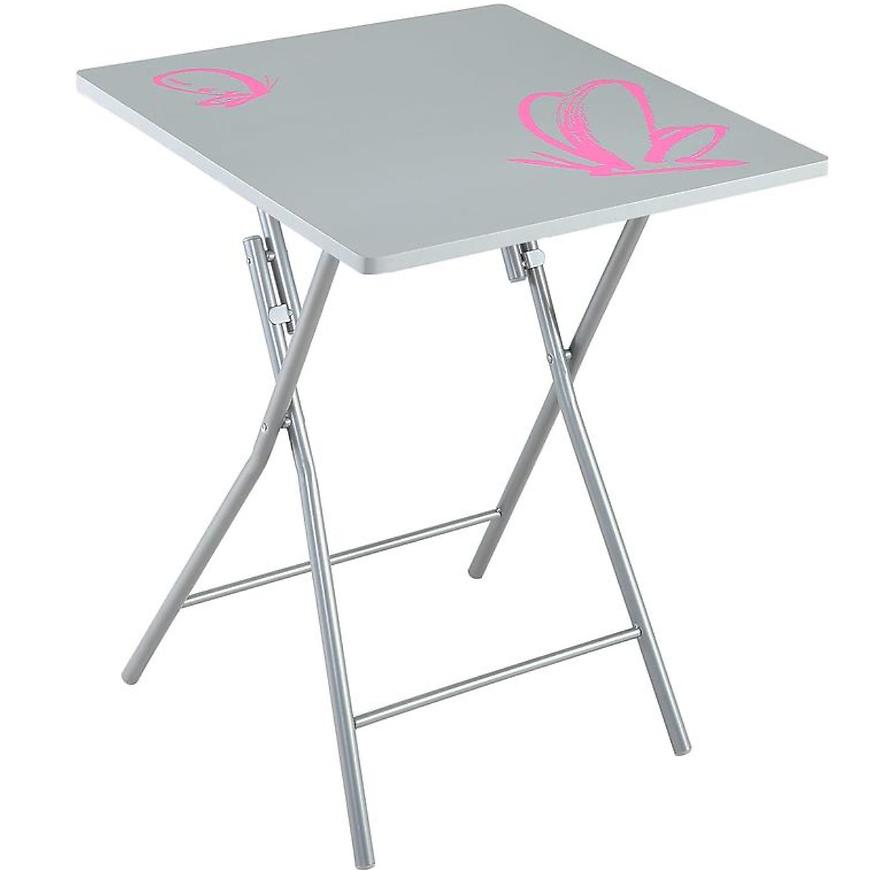 Skládací Stolek 60x60 Quad Šedá BAUMAX