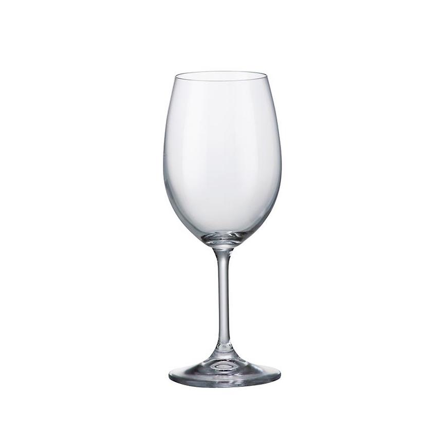 Skleničky na víno červené 350 ml 6 KS Bohemia Sylvia/Klara