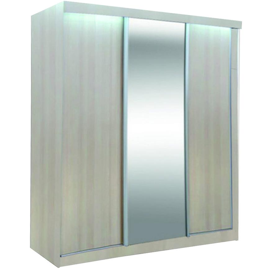 Skříň Brado 205 cm Dub Sonoma + led BAUMAX