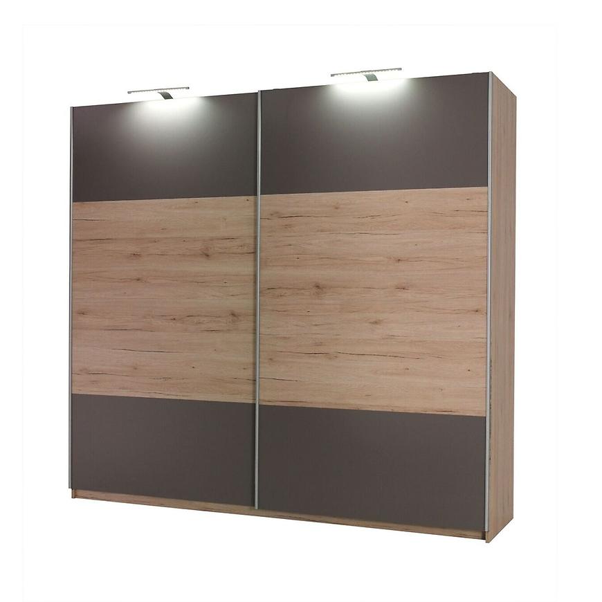 Skříň Dione 225 cm San Remo/Šedá BAUMAX