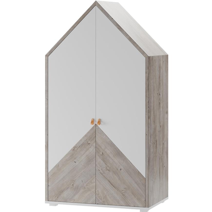 Skříň Domini 98cm Dub Ribbeck/Bílá BAUMAX