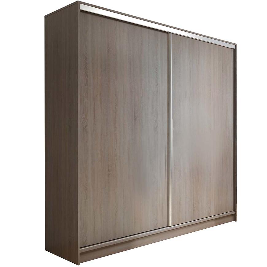 Skříň Edyta 200cm Dub Lanýž BAUMAX