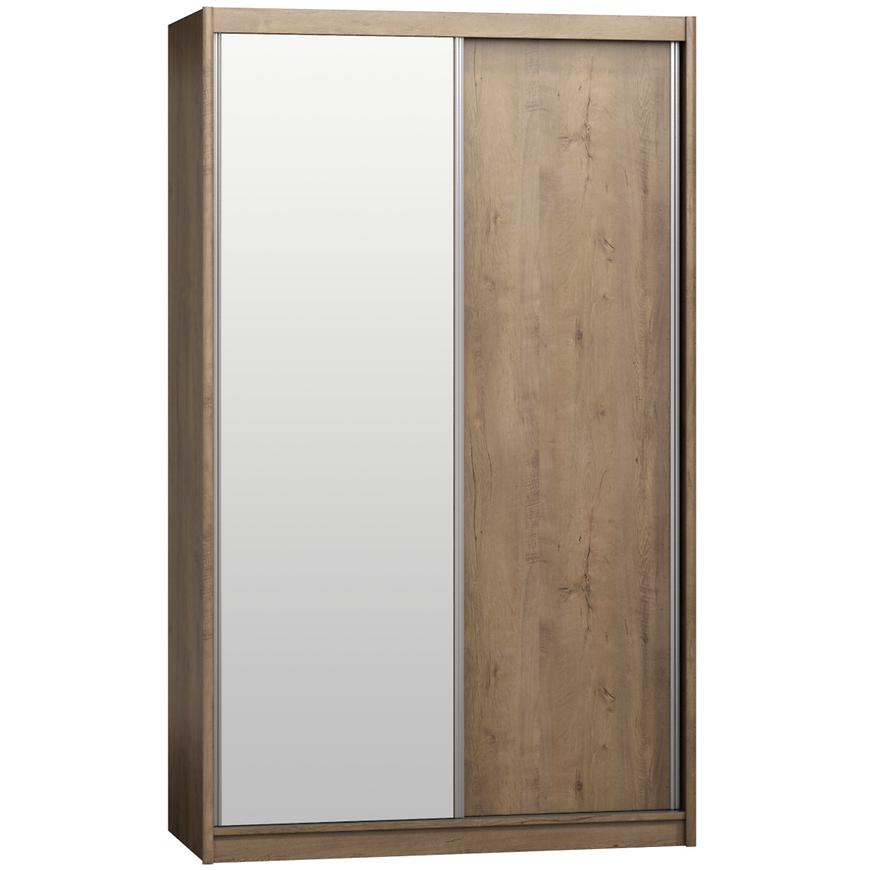 Skříň Karol 143cm Zrcadlo Dub Lefkas BAUMAX