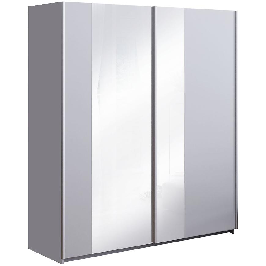 Skříň Kolonia 180 cm Platinum/Zrcadlo BAUMAX