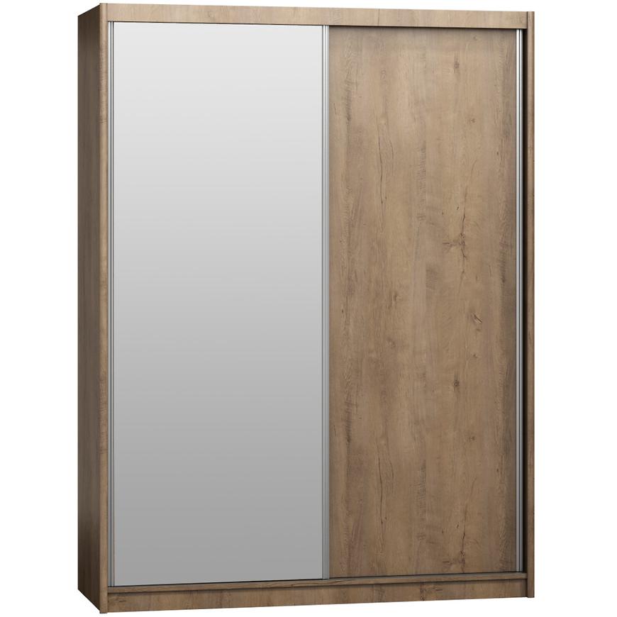 Skříň Maciej 180cm Zrcadlo Dub Lefkas BAUMAX