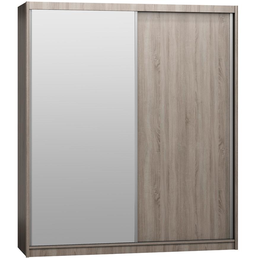 Skříň Maciej 208cm Zrcadlo Dub Lanýž BAUMAX