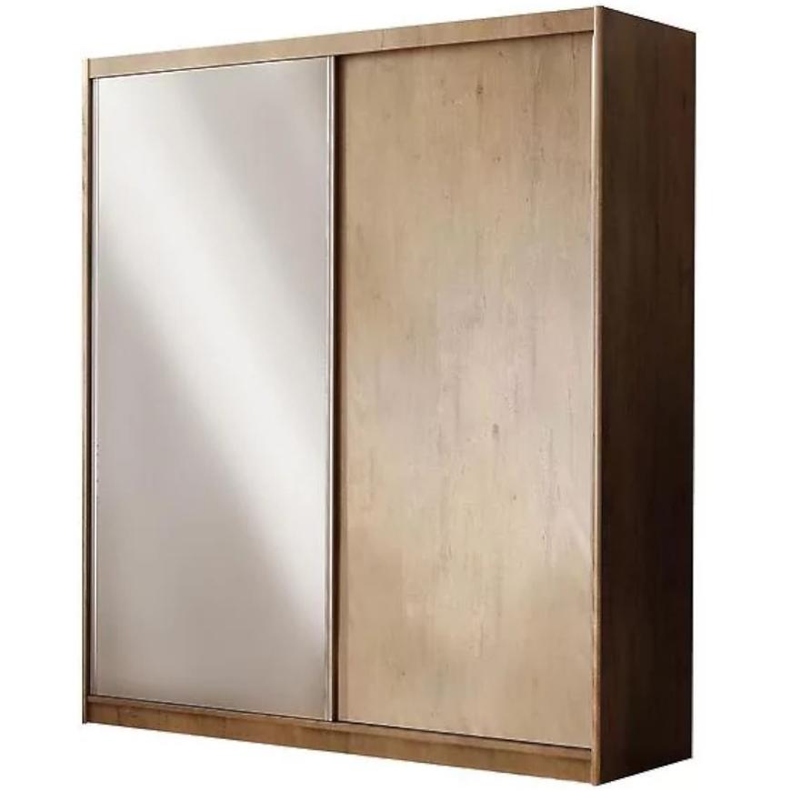 Skříň Maciej 208cm Zrcadlo Dub Lefkas BAUMAX