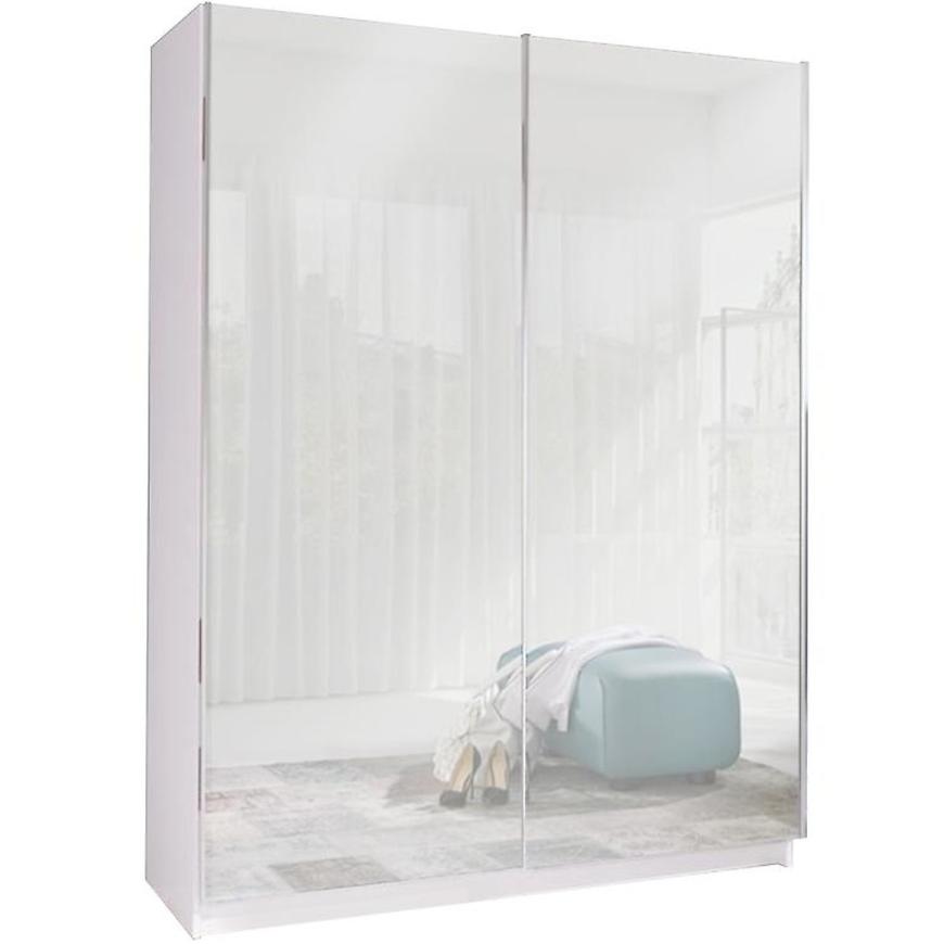 Skříň Se Zrcadlem Batumi 6 150cm Bílý BAUMAX