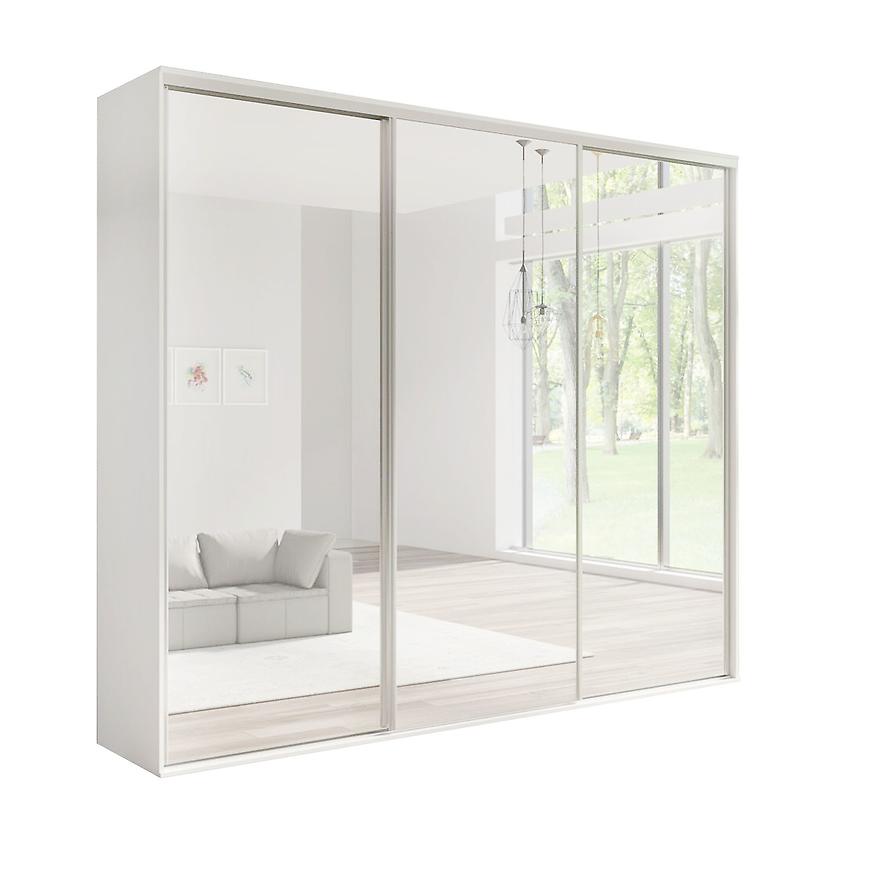 Skříň Se Zrcadlem Grande 277 cm Bílý BAUMAX