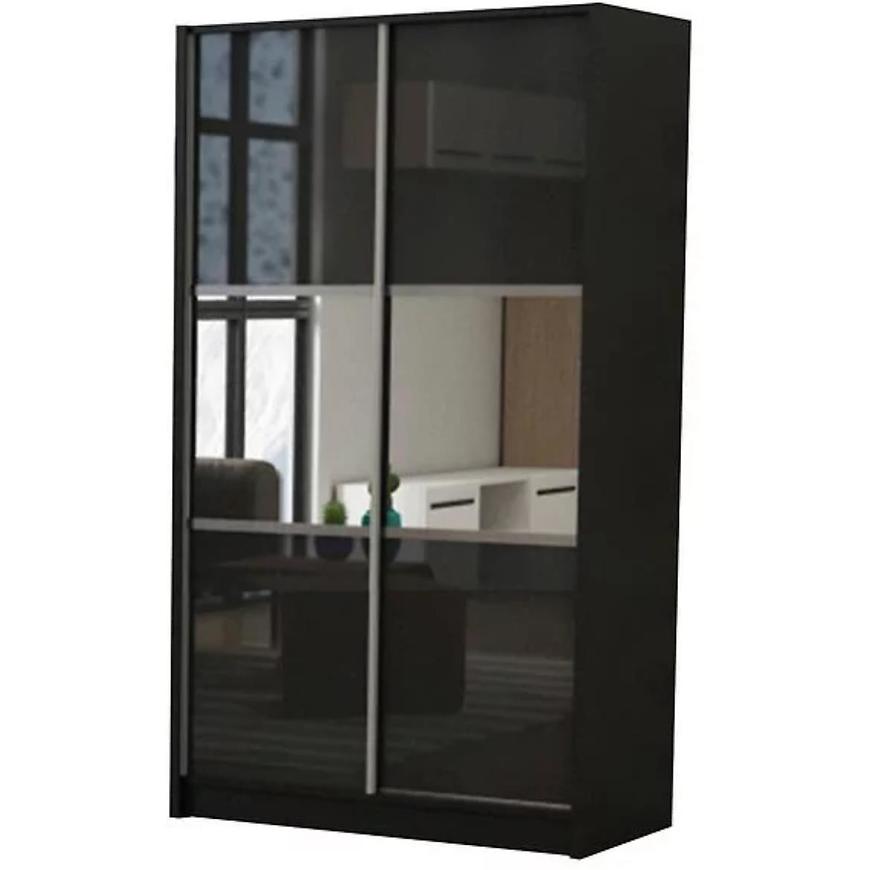 Skříň Se Zrcadlem Indigo 120 cm Černá BAUMAX