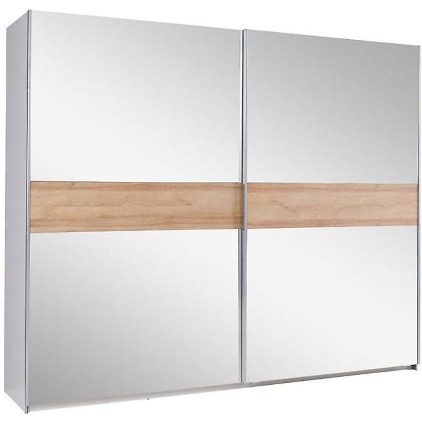 Skříň Se Zrcadlem Lux 244 cm Dub Riviera BAUMAX