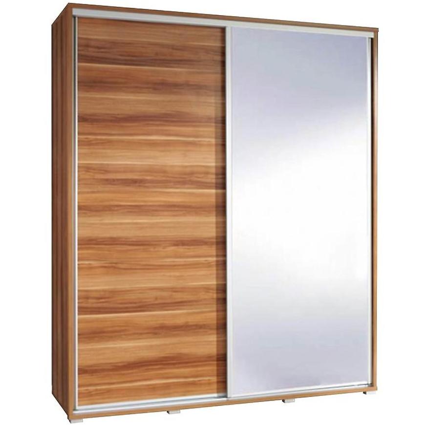 Skříň Se Zrcadlem Penelopa 155 cm Švestka Wallis BAUMAX