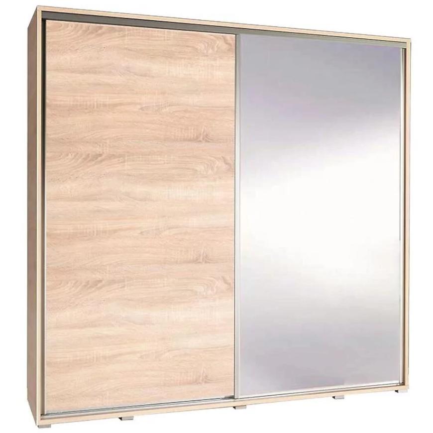 Skříň Se Zrcadlem Penelopa 205 cm Dub Sonoma BAUMAX