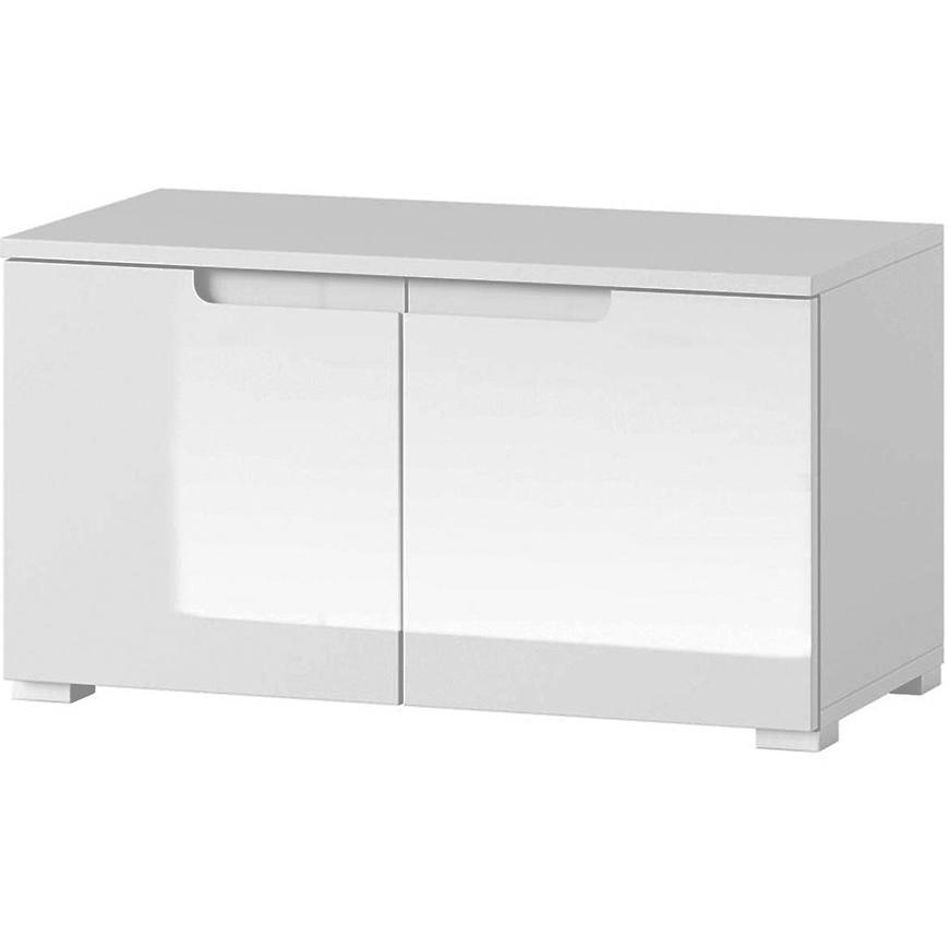 Skříň Selene 79 cm bílá mat / bílá lesk BAUMAX