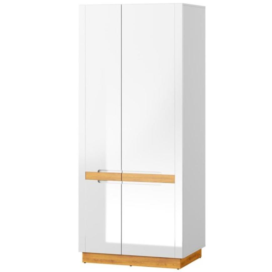 Skříň Visio 86 cm Dub Camargue/Bílý BAUMAX