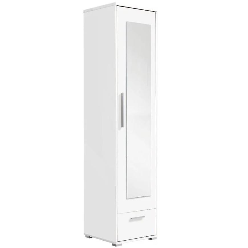 Skříň Vysoká Se Zrcadlem Hit 48 cm Bílá BAUMAX