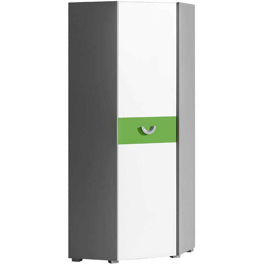 Skřínka Rohova Futuro 73cm Zelený/Bílý/Grafit BAUMAX