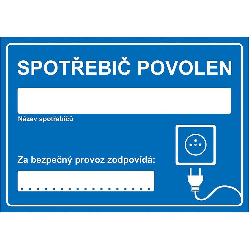 Spotřebič povolen 210x148mm BAUMAX