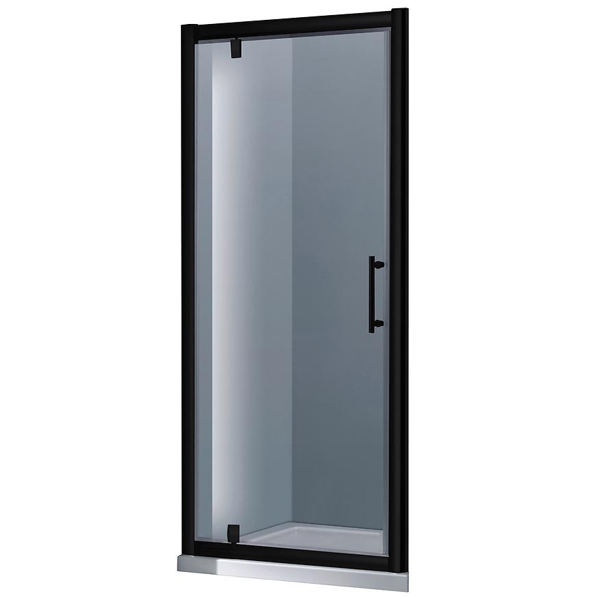 Sprchové dveře Marko 90x190 černý profil BAUMAX