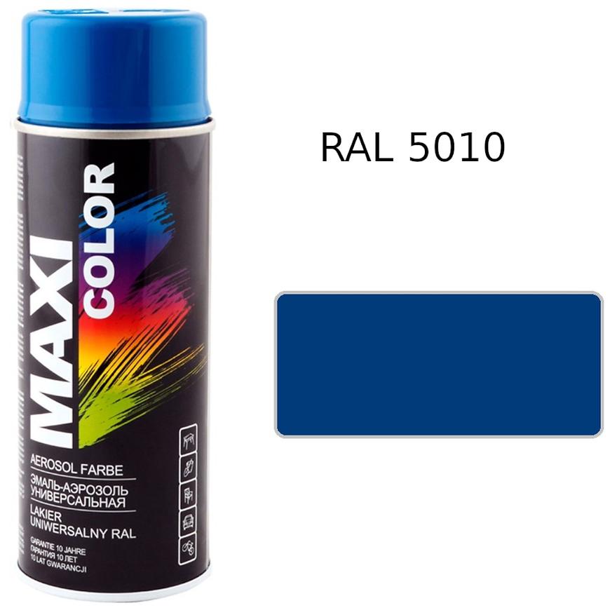 Sprej Maxi Color RAL5010 400ml MOTIP