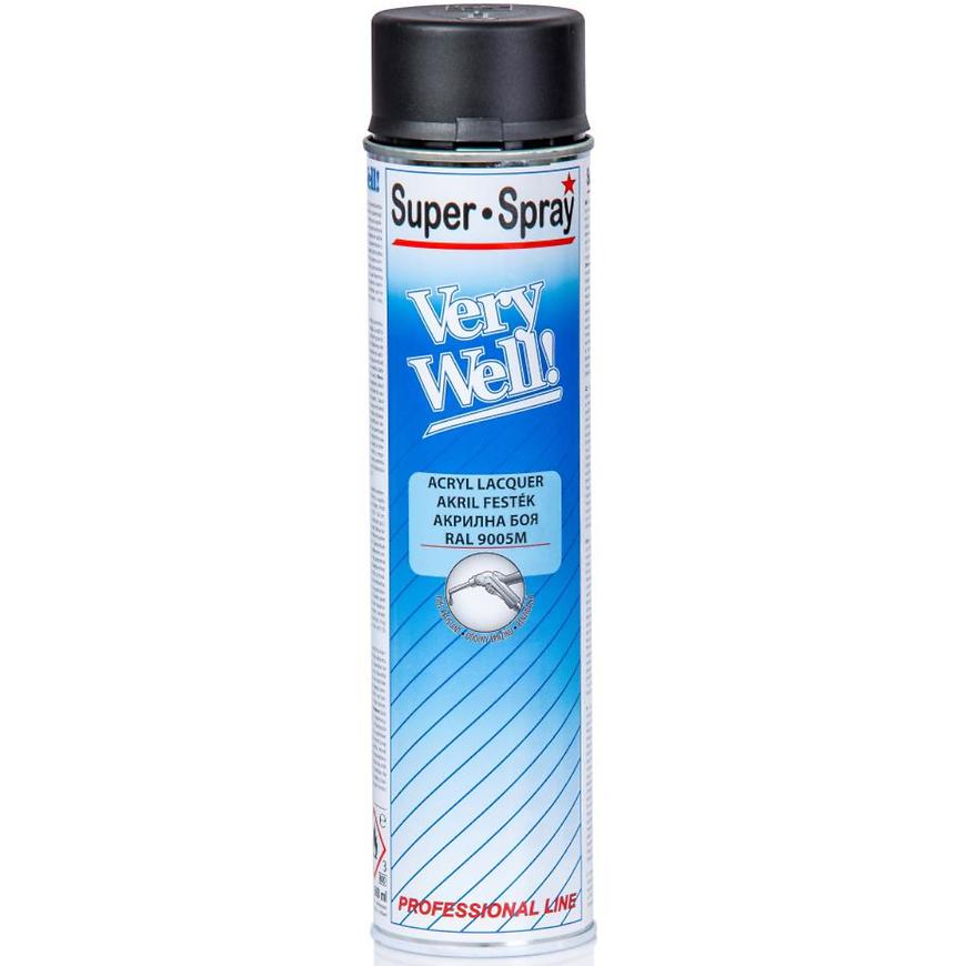 Sprej VeryWell RAL9005 mat 600ml MOTIP