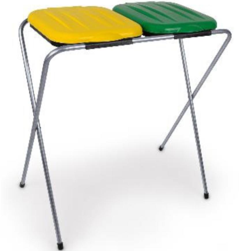 Stojan na odpadkové pytle pro tříděný odpad (2) 120 L BAUMAX