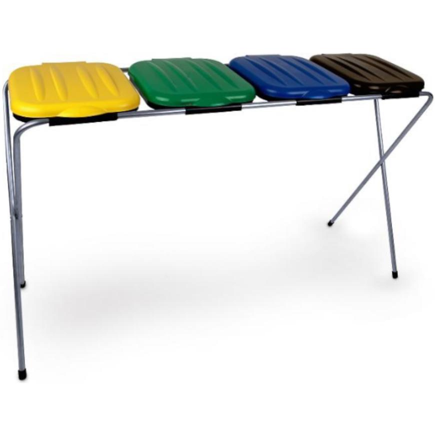 Stojan na odpadkové pytle pro tříděný odpad (4) 120 L BAUMAX